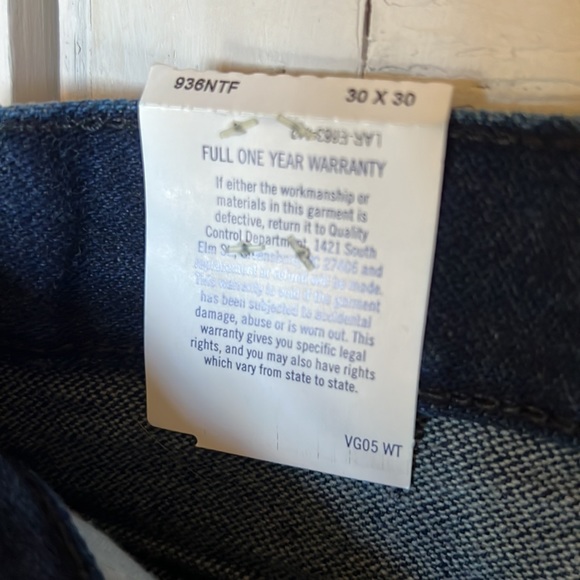 Wrangler Slim Fit 30x30 Jeans NWT Cowboy Cut - Picture 8 of 9